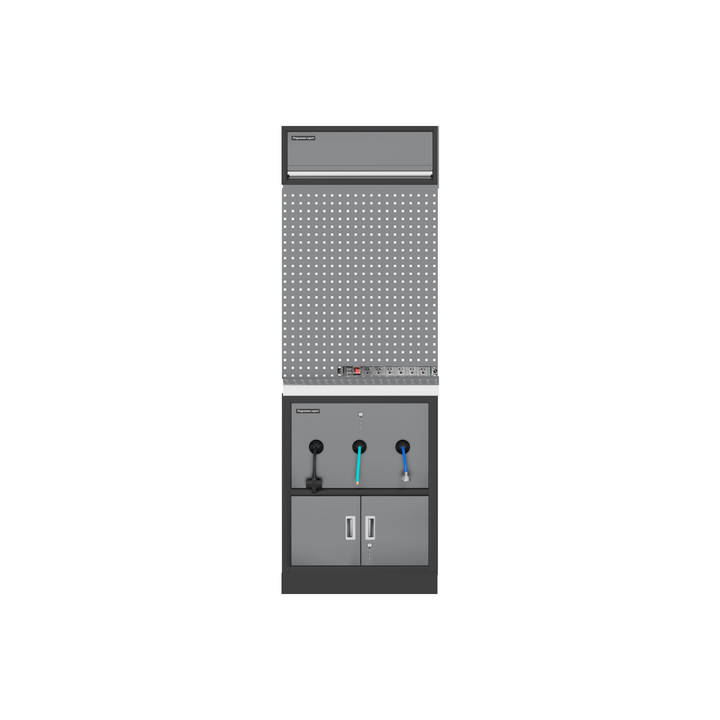 1 x Powered Pegboard Panel Upgrade - 6 Outlet Rack PDU