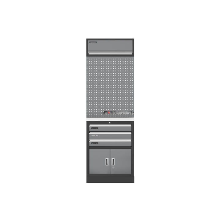 1 x Powered Pegboard Panel Upgrade - 6 Outlet Rack PDU