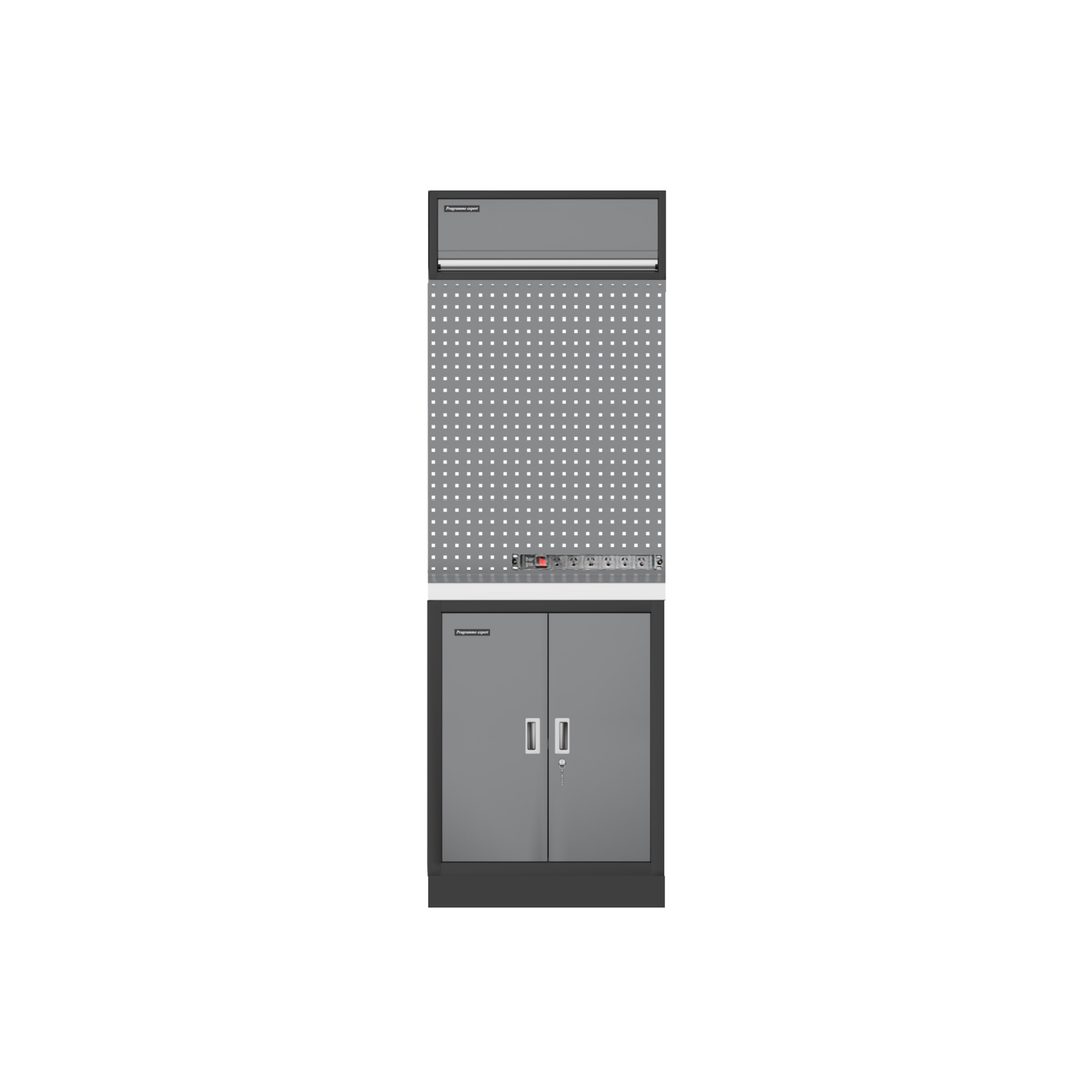 1 x Powered Pegboard Panel Upgrade - 6 Outlet Rack PDU