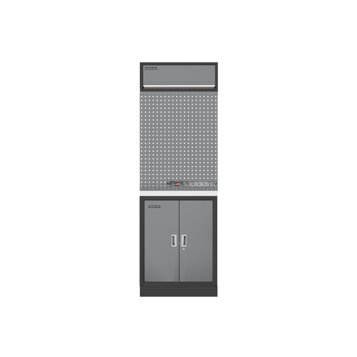 1 x Powered Pegboard Panel Upgrade - 6 Outlet Rack PDU