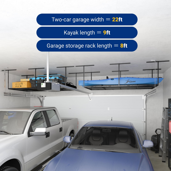 Overhead Garage Storage Rack – 2440 × 1220mm