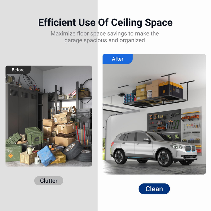 Overhead Garage Storage Rack – 2440 × 1220mm