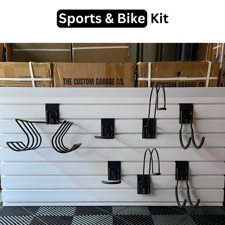 Sports & Bike Slatwall Storage Kit | Garage Organisation