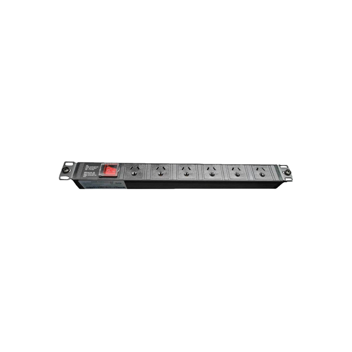 1 x Powered Pegboard Panel Upgrade - 6 Outlet Rack PDU