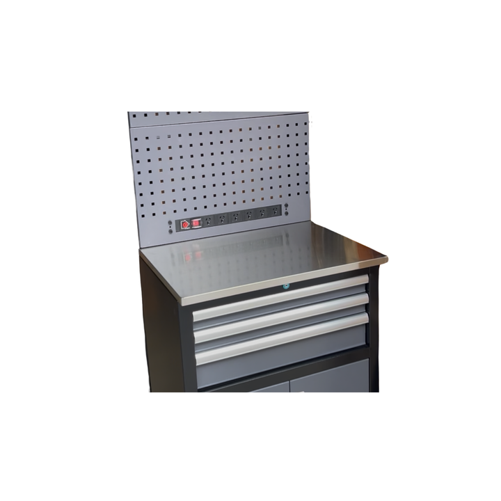 1 x Powered Pegboard Panel Upgrade - 6 Outlet Rack PDU