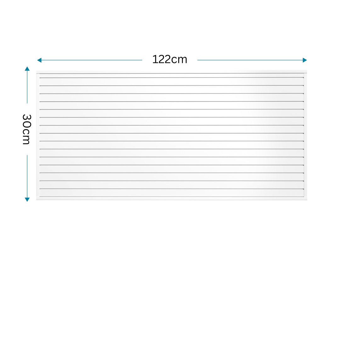 122 cm x 30 cm Moduslot Wall Panels - 8 pack