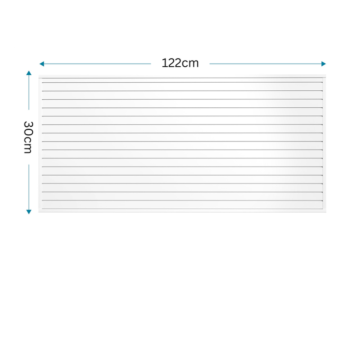 122 cm x 30 cm Moduslot Wall Panels - 8 pack